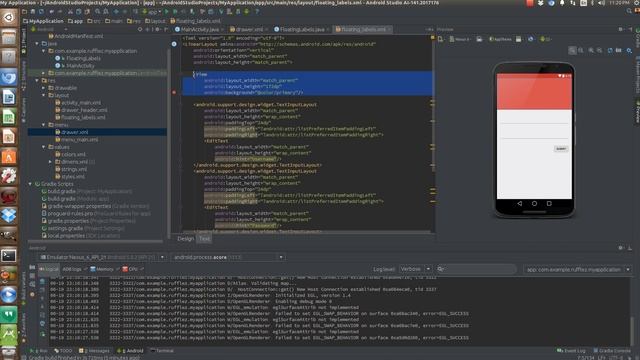 Android Design Support Library Part 2 - Floating Labels смотреть онлайн