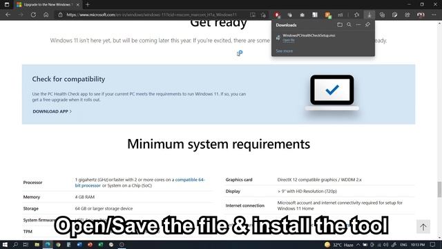 HOW TO Check your PC for Windows 11 Free Upgrade Compatibility смотреть онлайн