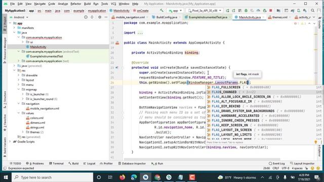 How to remove action bar and title bar(Navigation) in android studio | Tech Solve смотреть онлайн