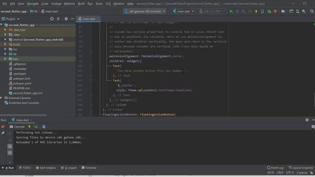Flutter Tutorial in Hindi - Urdu | 3. How to use Flutter Hot Reload on Android Studio HotReload fix смотреть онлайн