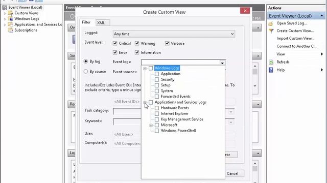 Security+5e Lab8-6: Creating a Custom View in Microsoft Windows Event Viewer смотреть онлайн