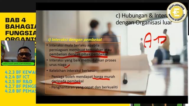 BAB 4 BAHAGIAN-BAHAGIAN FUNGSIAN UTAMA DALAM ORGANISASI PERNIAGAAN смотреть онлайн