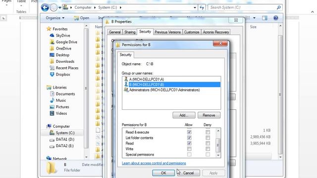 Permission Folder to Sharing everyon full room 412 (XP, Windows 7, Peer-to-Peer Network) смотреть онлайн