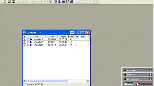 Wavelab 5.0. Запись CD смотреть онлайн