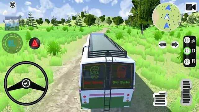 Indian Off-Road Bus Simulator - Driving Through The Forest - Android Gameplay смотреть онлайн