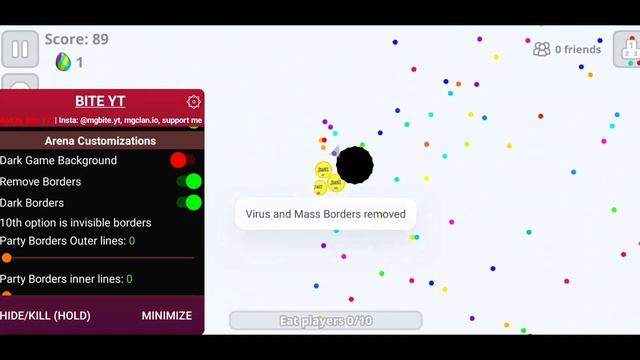 TUTORIAL HOW TO FIX LAG FOR DEVICE ANDROID WEAK AND GET MOD MENU BITE V3 (Agar.io Mobile) смотреть онлайн