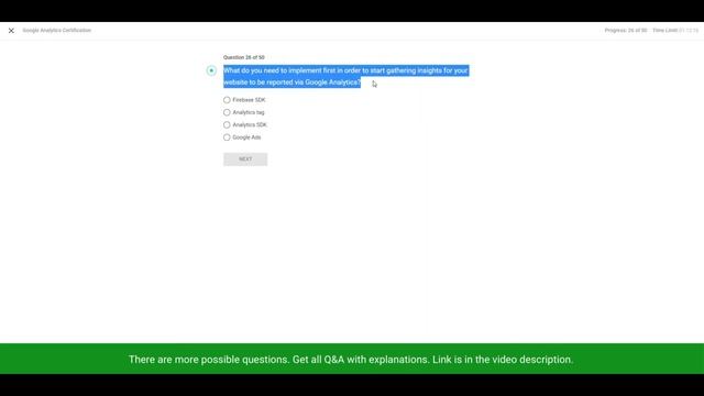 Google Analytics 4 Certification Exam Answers 2022 - 100% correct смотреть онлайн