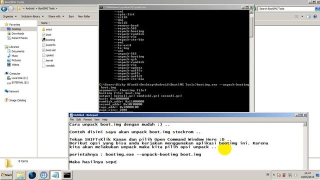 Tutorial Unpack boot.img смотреть онлайн