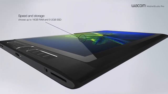 Wacom MobileStudio Pro 16 Inch Graphic pen Tablet PC смотреть онлайн