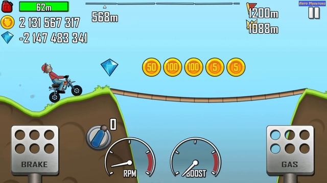 Hill Climb Racing Motorcycle - Android Drive GamePlay смотреть онлайн