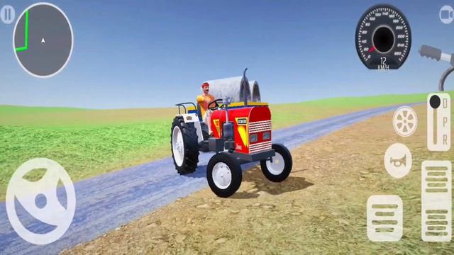 Indian Tractor Driving 3d ! Indian Tractor Game - Android GamePlay ! смотреть онлайн