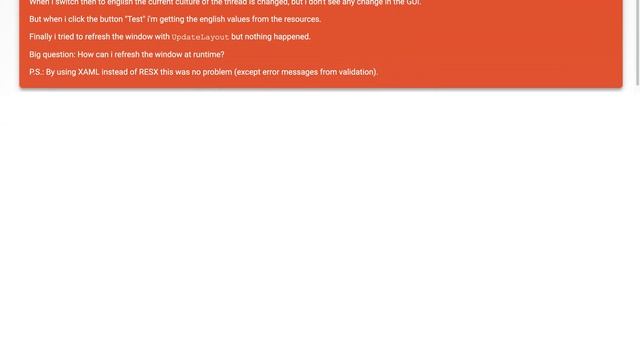 How do i refresh WPF window and controls after changing the culture/language смотреть онлайн