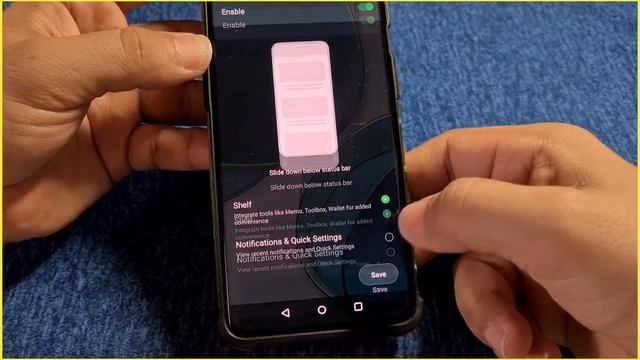 how to change swipe down access for Oneplus 9 pro on home screen смотреть онлайн