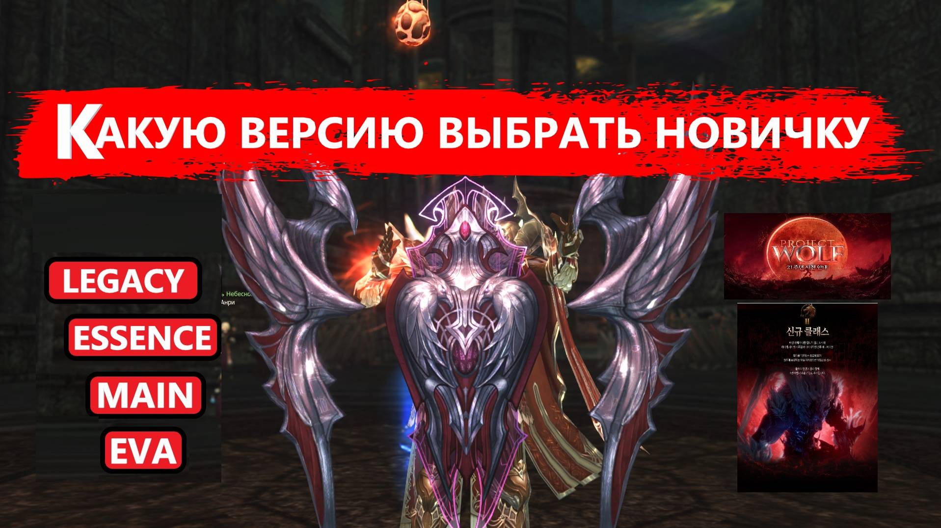 КАКУЮ ВЕРСИЮ ВЫБРАТЬ НОВИЧКУ В 2024 / НОВАЯ ВЕРСИЯ WOLF /  Lineage 2