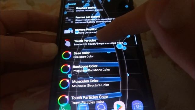 DNA Helix Android Parallax 3D Live Wallpaper Made With Blender / UNITY 3D смотреть онлайн