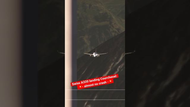Aerofly FS 2023 I Swiss A320 crash at Courchevel - almost successful landing смотреть онлайн