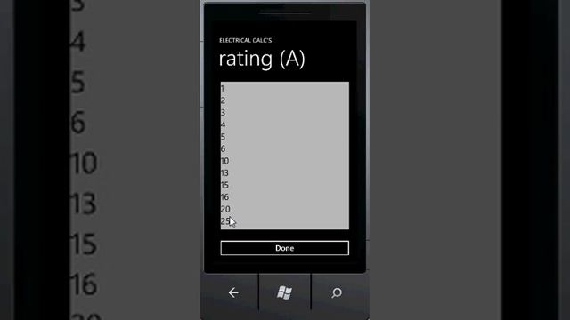 Electrical Calculator for Windows Phone смотреть онлайн
