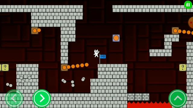 Syobon Action Final fight Stage 6 смотреть онлайн