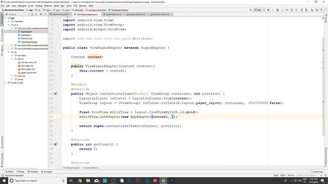 Make an Android App Like NOVA LAUNCHER - Lesson 5 - Initialize Home Screen смотреть онлайн