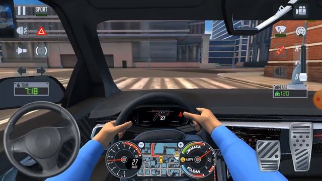 city car driver taxi 🚖 game Android iOS taxi sim смотреть онлайн