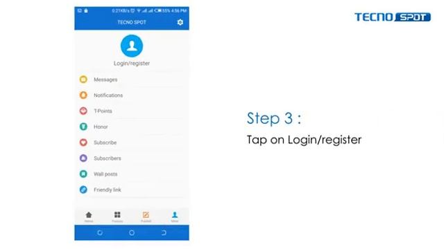 5 easy steps to sign up into TECNO SPOT смотреть онлайн