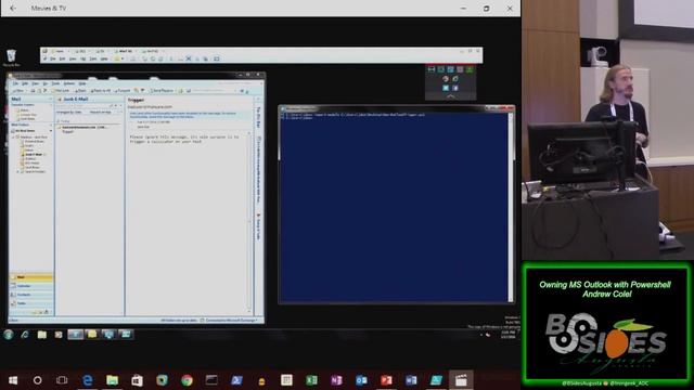 Super Bad05 Owning MS Outlook with Powershell Andrew Cole смотреть онлайн
