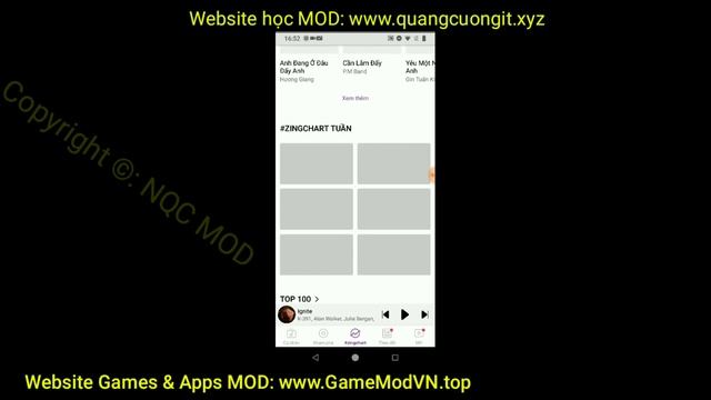Update Zing MP3 MOD tài khoản Vip tải được nhạc bản quyền & Xem video 1080P và xóa ADS смотреть онлайн