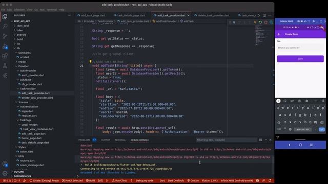 Flutter : Consume REST API with Provider - Add New Task #14 смотреть онлайн