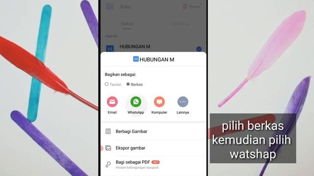 CARA MEMBAGIKAN DOKUMEN WPS OFFICE KE WATSHAP DI HP ANDROID смотреть онлайн