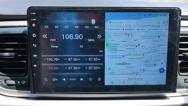 Como dividir la pantalla en estereo android, how to Split screen in android stereo. смотреть онлайн