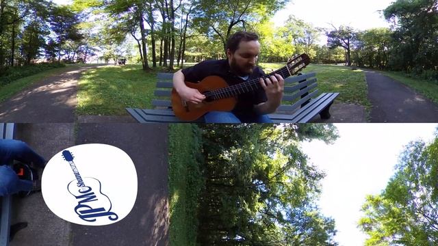 Prelude 998 J.S. Bach Classical Guitar 360 Video смотреть онлайн