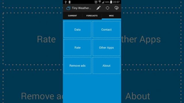 Tiny Weather - Android demo video смотреть онлайн
