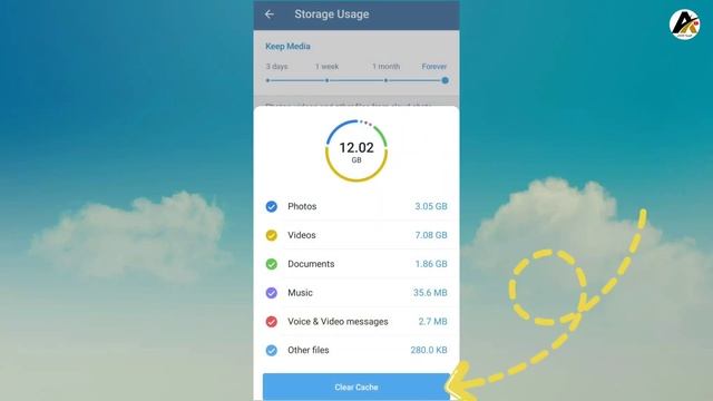 Cara ringankan storage di telegram | How to clear cache on telegram - Android смотреть онлайн