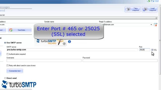 How to configure SendBlaster Pro 2 and 3 with turbo SMTP service provider смотреть онлайн
