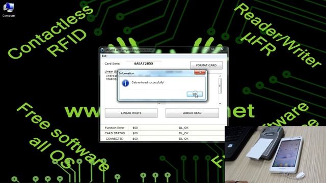 D-Logic Mifare App for Android Phone смотреть онлайн