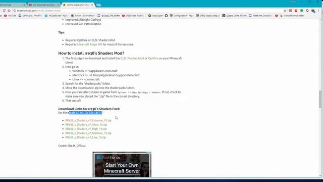 How to install shaders for Minecraft (Windows 10) смотреть онлайн