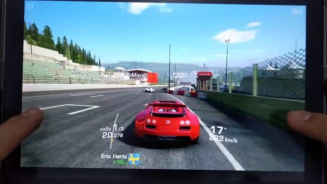 Tablet Samsung N8000 - Real Racing (game) смотреть онлайн