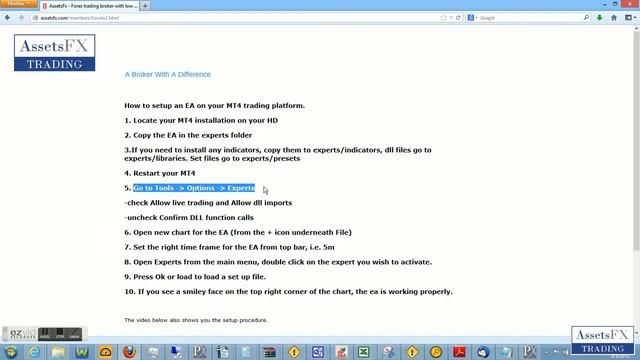 AssetsFx EA setup смотреть онлайн