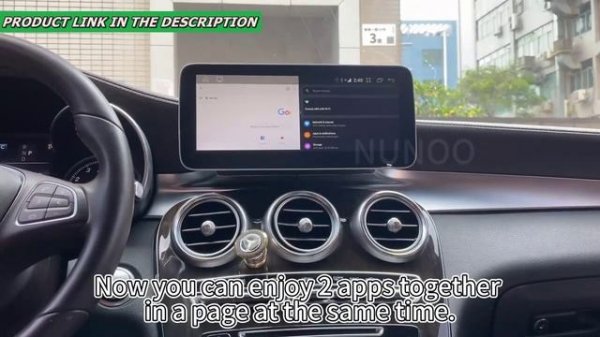 Car Multimedia Navigation Android 13 Wireless CarPlay For Mercedes Benz C Class W205 2014-2018