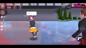 [Sakura School Simulator] SCHOOL ART STATUE MOVES AT NIGHT !! SCARY !!!