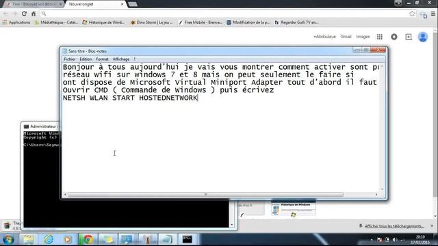 Comment activer sont propre réseau sur WINDOWS 7 et 8 смотреть онлайн