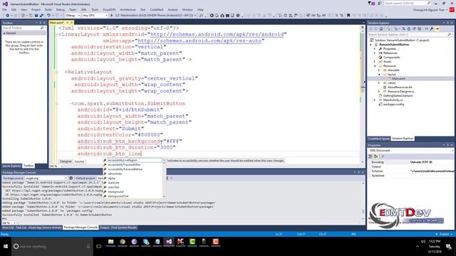 Xamarin Android Tutorial - Submit Button смотреть онлайн