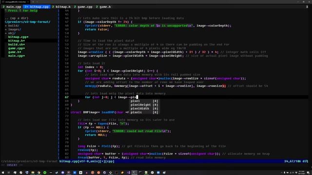 How to read and display bitmap BMP Images in C++ with OpenGL смотреть онлайн