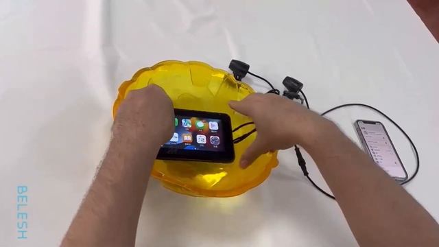MT5003 Waterproof test motorcycle GPS recorder Carplay Android Auto смотреть онлайн