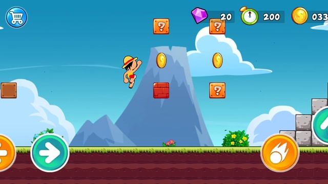 Luff's go: jungle adventure - Luffy adventure - Android Game - Level 01 смотреть онлайн