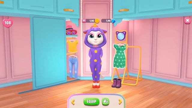 My Talking Angela 2 Game Play Angela Dance So Cool смотреть онлайн