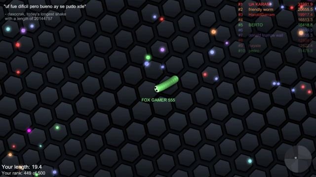 La más pro del mundo !!! Slither.io ( Android OUT ) смотреть онлайн
