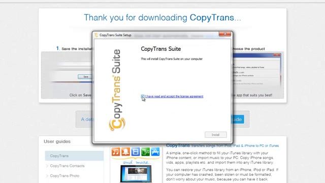 Como descargar y instalar CopyTrans Control Center смотреть онлайн