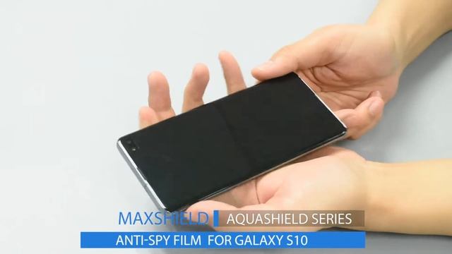 Maxshield Anti-Spy Screen Protector For Galaxy S10/S10+ смотреть онлайн