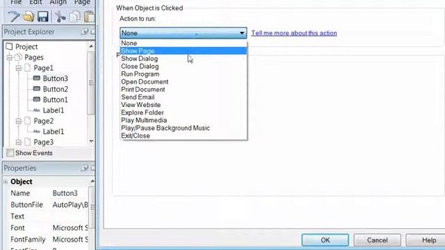 3 - How to add pages and buttons on autoplay media studio смотреть онлайн